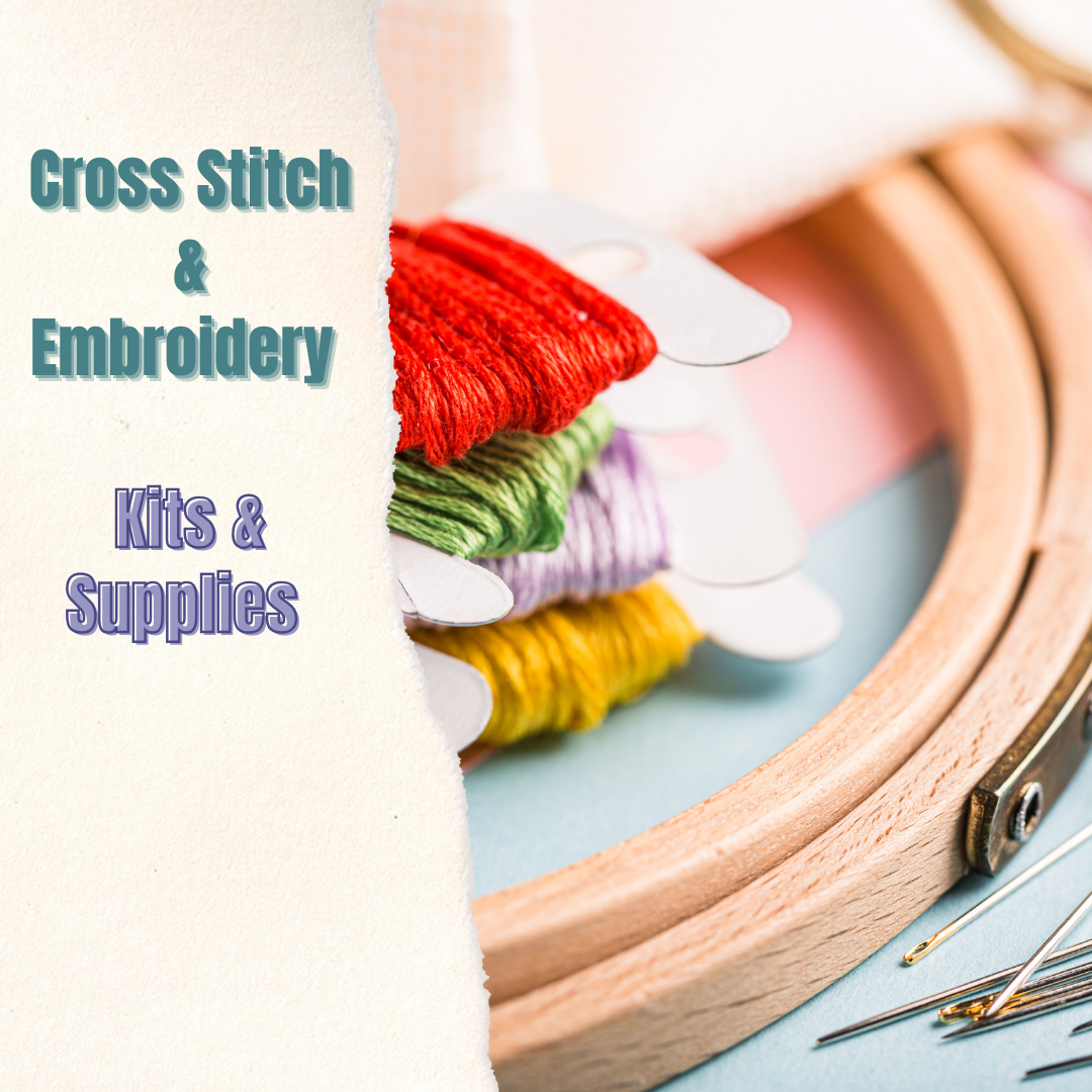 Cross stitch & Embroidery Kits and Supplies
