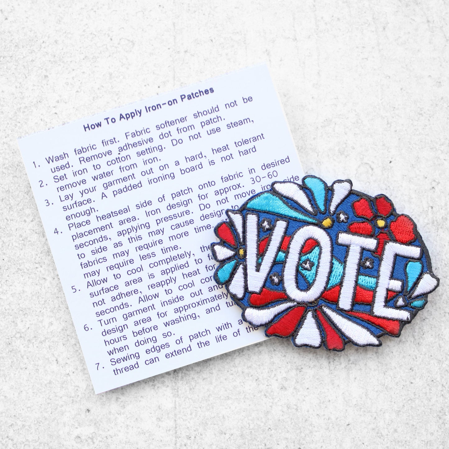 VOTE Iron On Patch