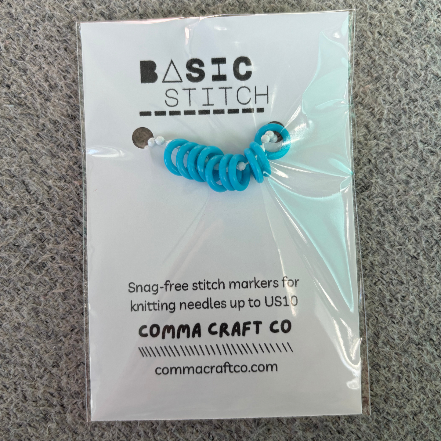 Basic Stitch Set - Neon Snag-Free Silicone Stitch Markers