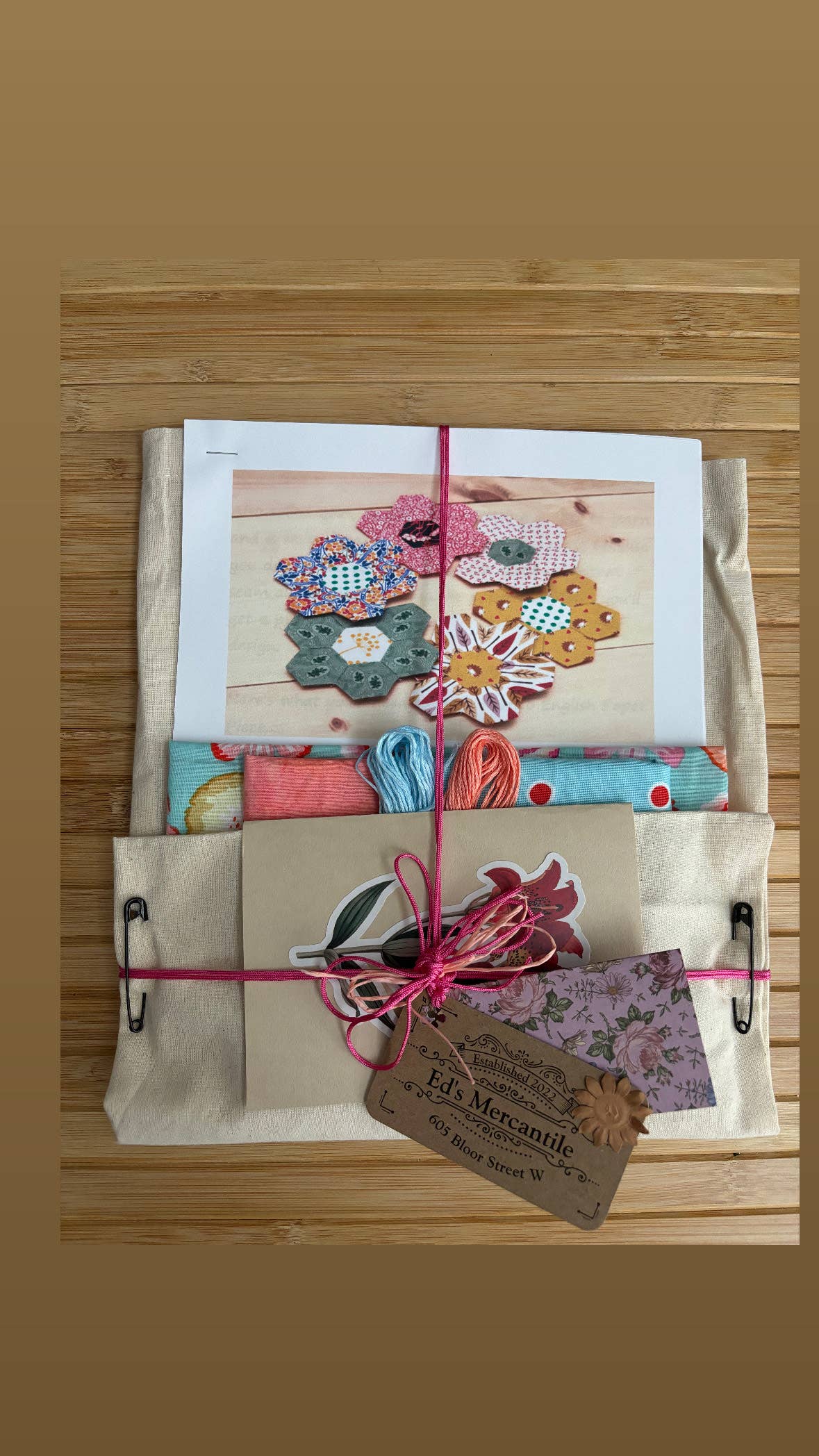 Hand Quilting Kit: English Paper Piecing Style