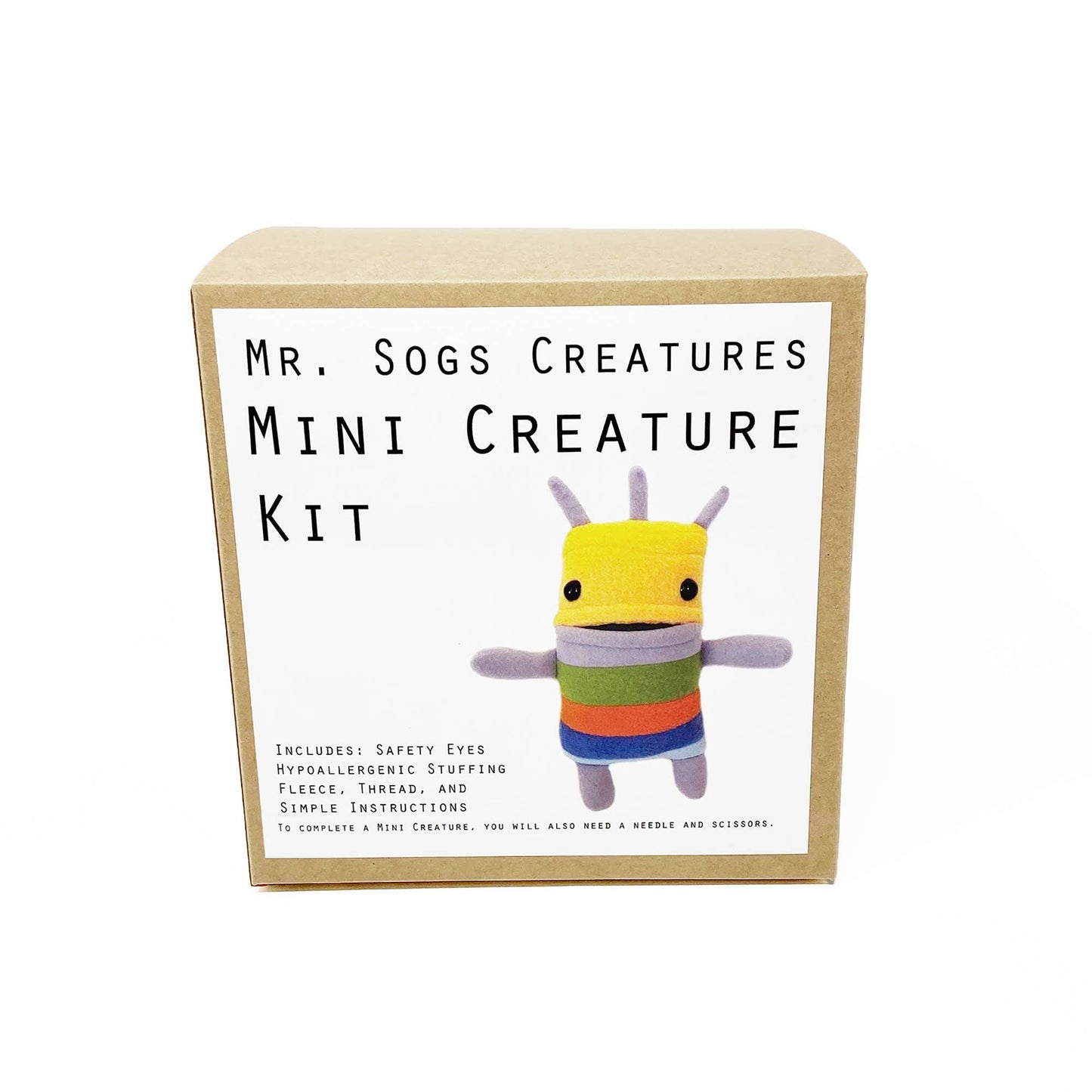 Mini Creature DIY Plush Sewing Kit: Rainbow