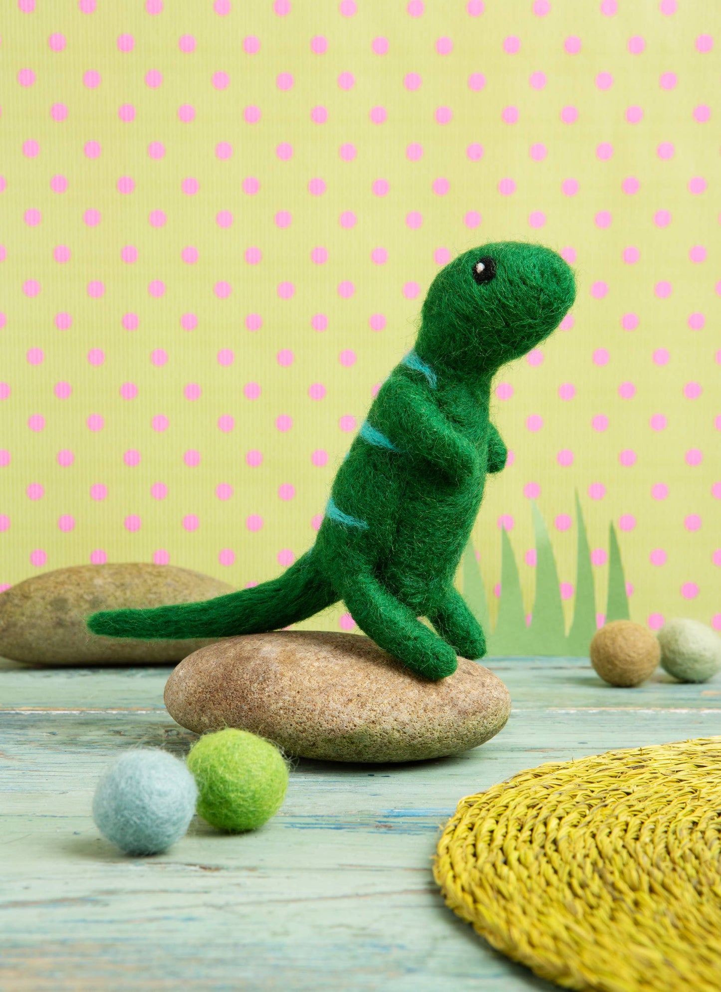 T-Rex Mini Needle Felting Kit | Beginner Craft Kit