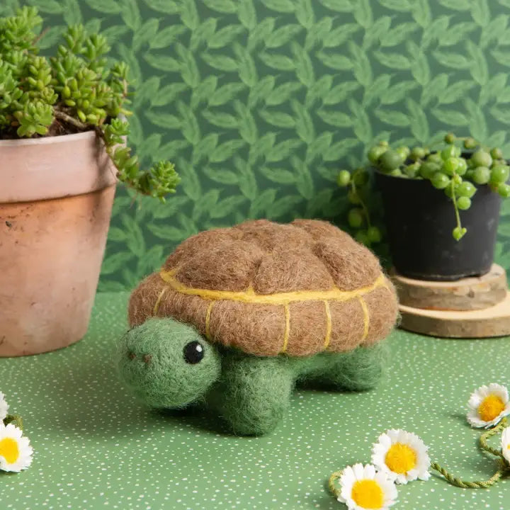 Tortoise Needle Felting Kit | Beginner Craft Kit