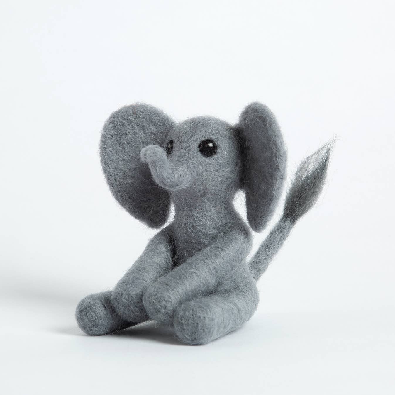Baby Elephant Mini Needle Felting Kit | Complete Craft Kit