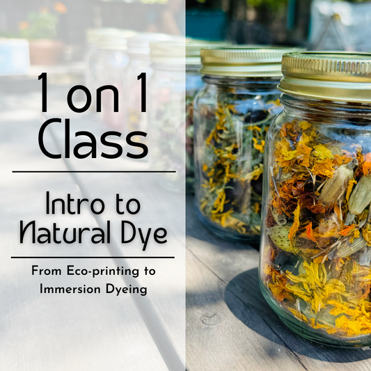 1 on 1 Natural Dye Class
