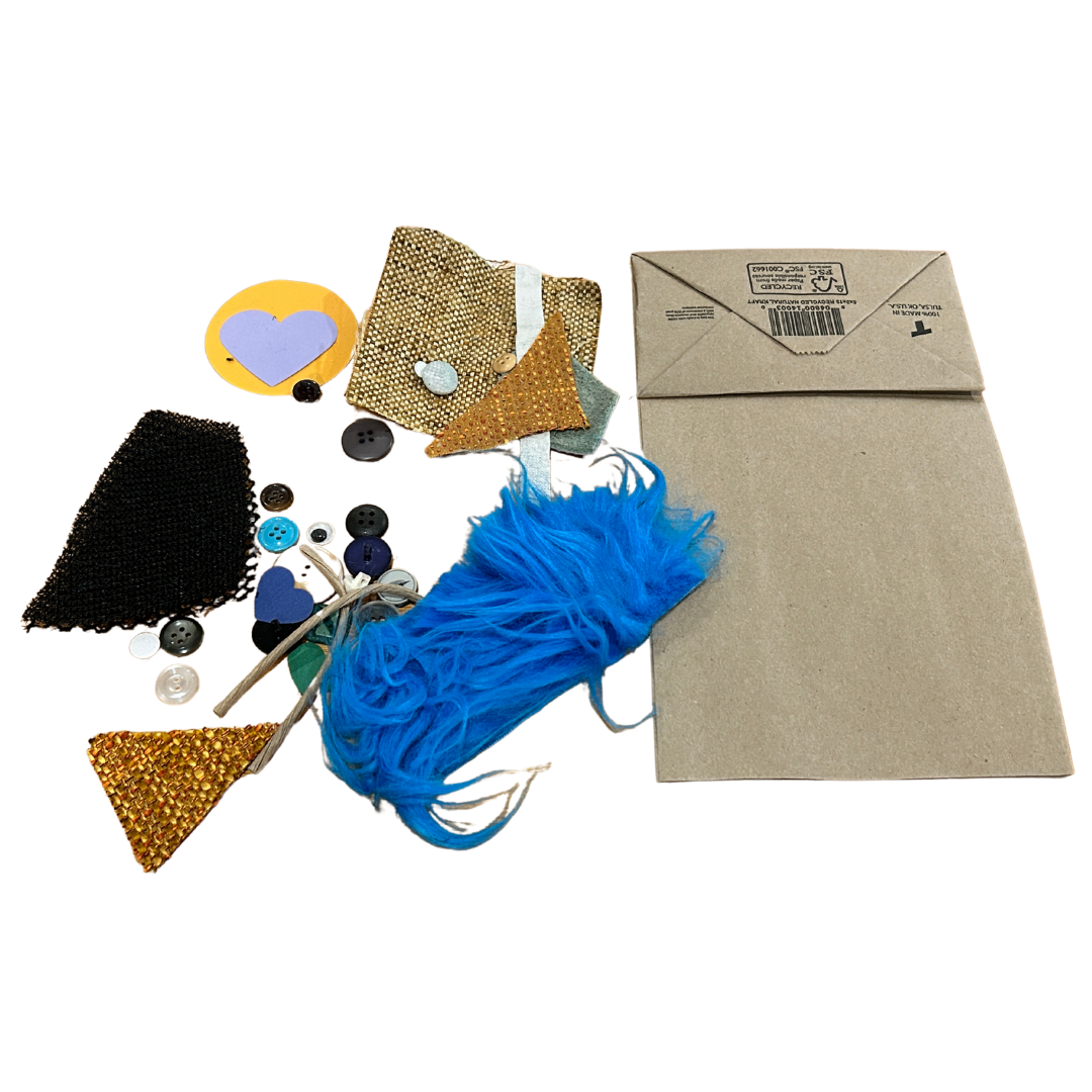 Recycled kid craft kits