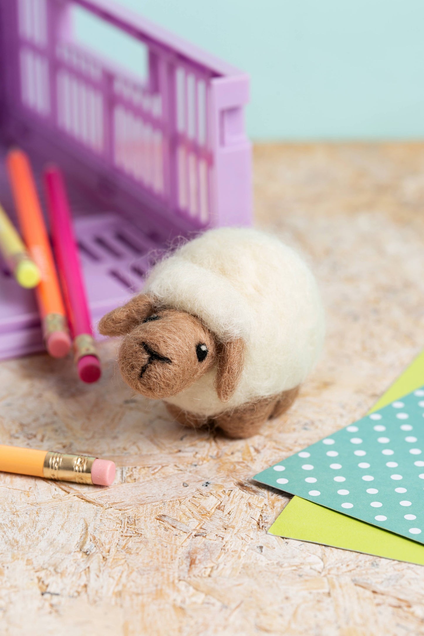 Sheep Mini Needle Felting Kit | Beginner Craft Kit