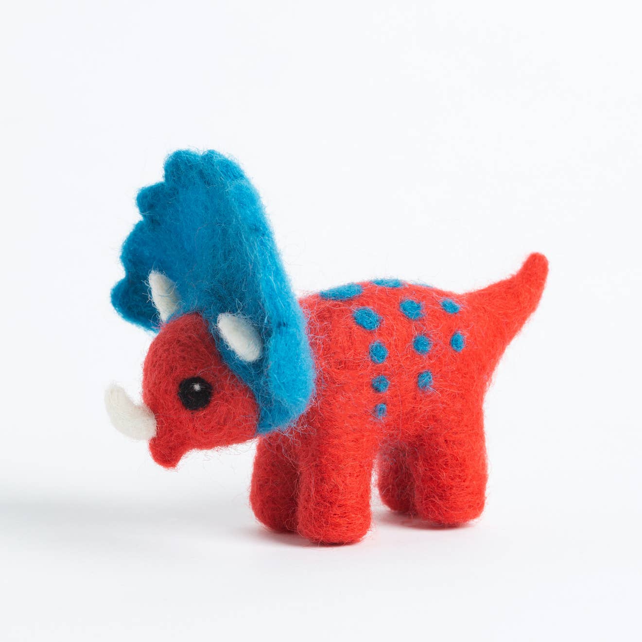 Triceratops Mini Needle Felting Kit | Beginner Craft Kit