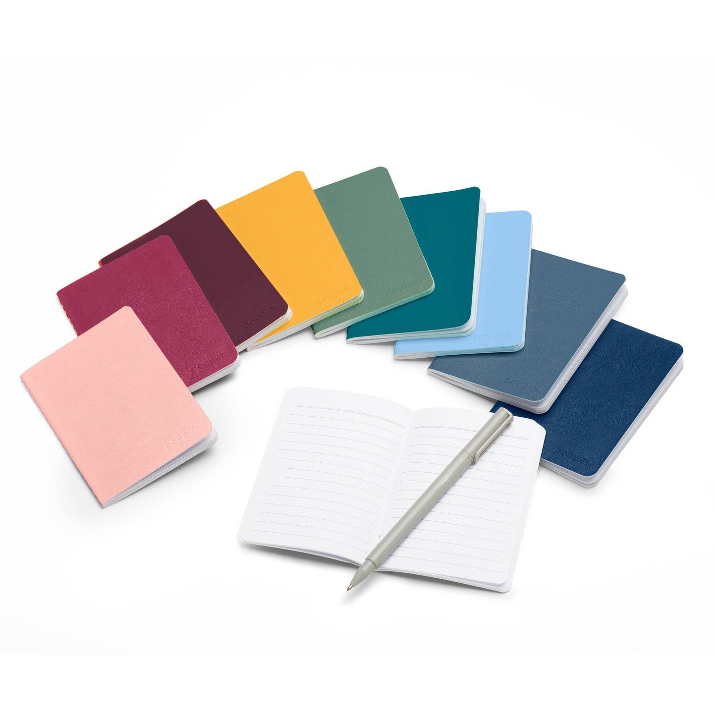 Mini Medley Assorted Brights Soft Cover Journals, Set of 10