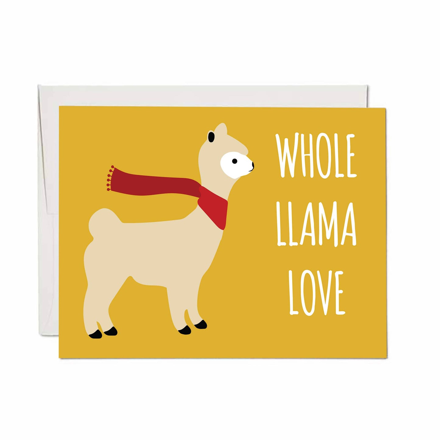 Whole Llama Love Notecard