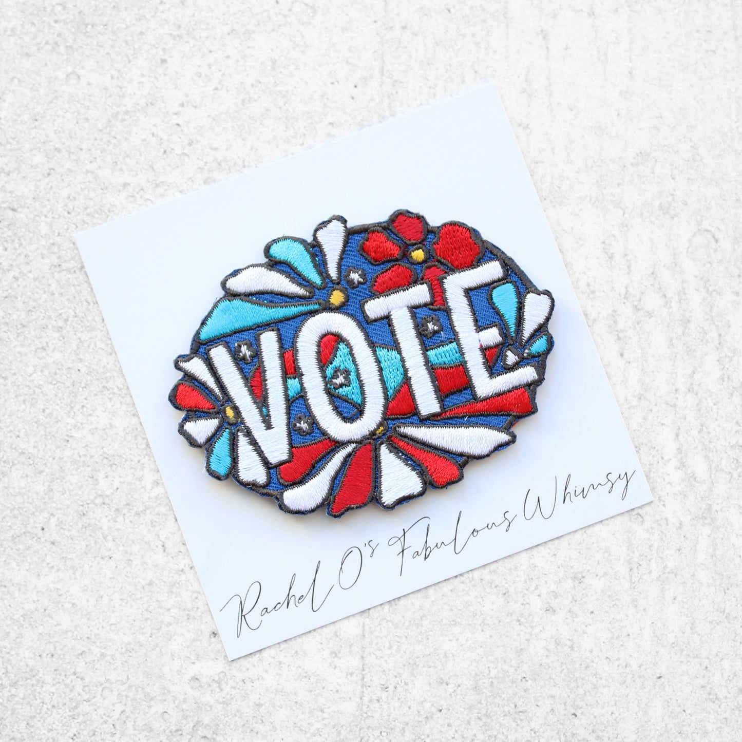 VOTE Iron On Patch