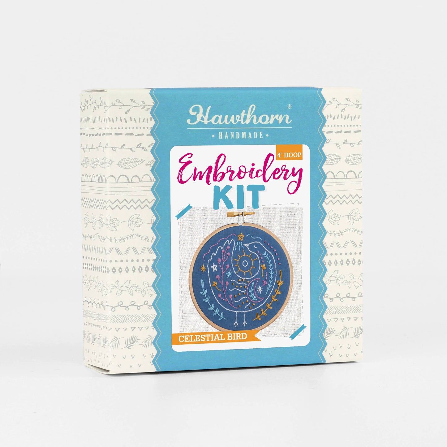 Celestial Bird Mini Embroidery Kit | Complete Craft Kit for Beginners
