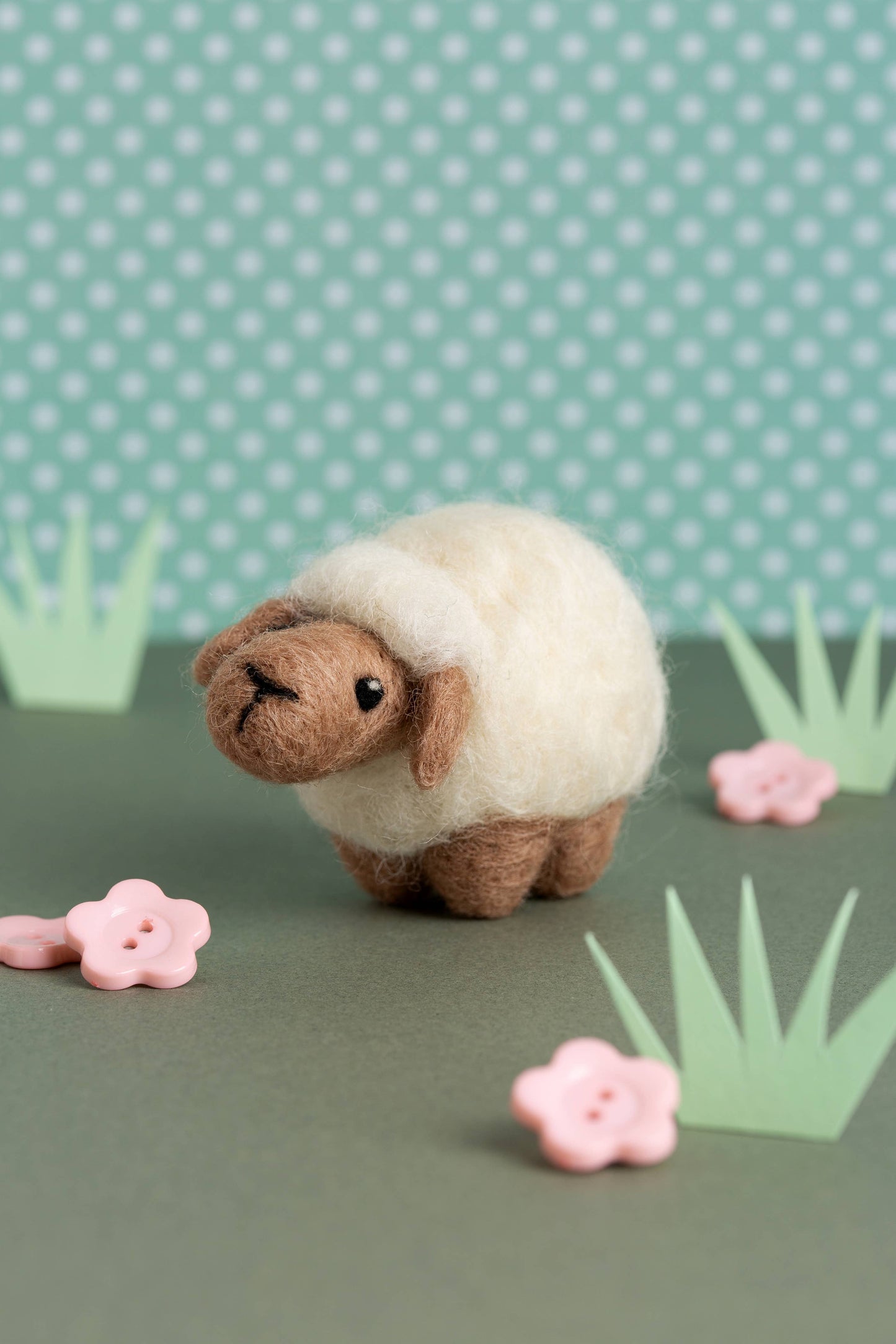 Sheep Mini Needle Felting Kit | Beginner Craft Kit