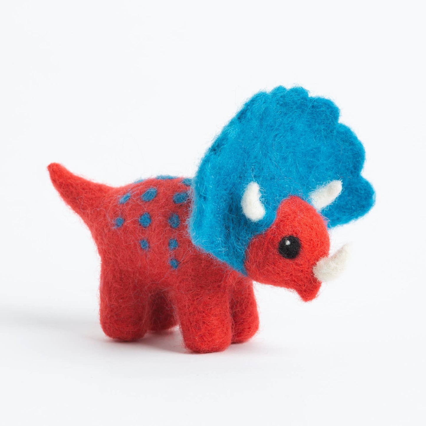 Triceratops Mini Needle Felting Kit | Beginner Craft Kit