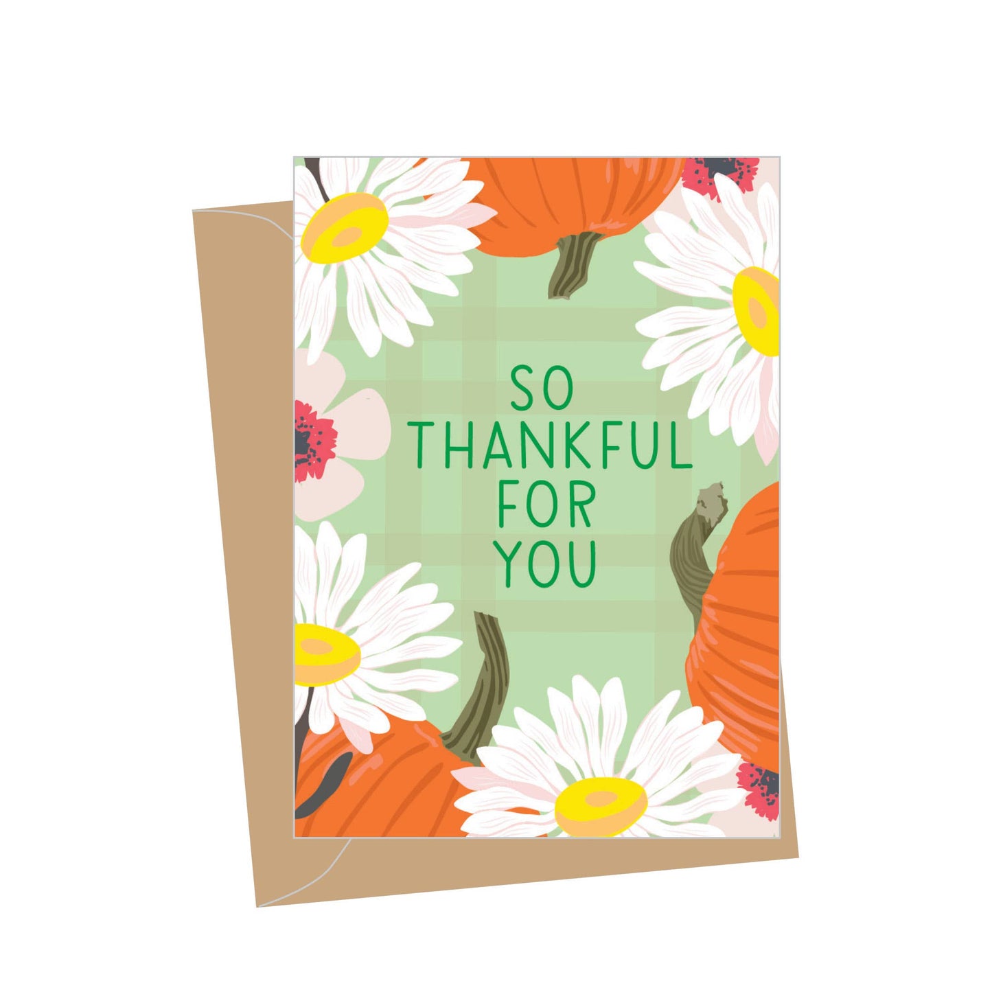 Mini So Thankful Thanksgiving Mums, Folded Enclosure Cards