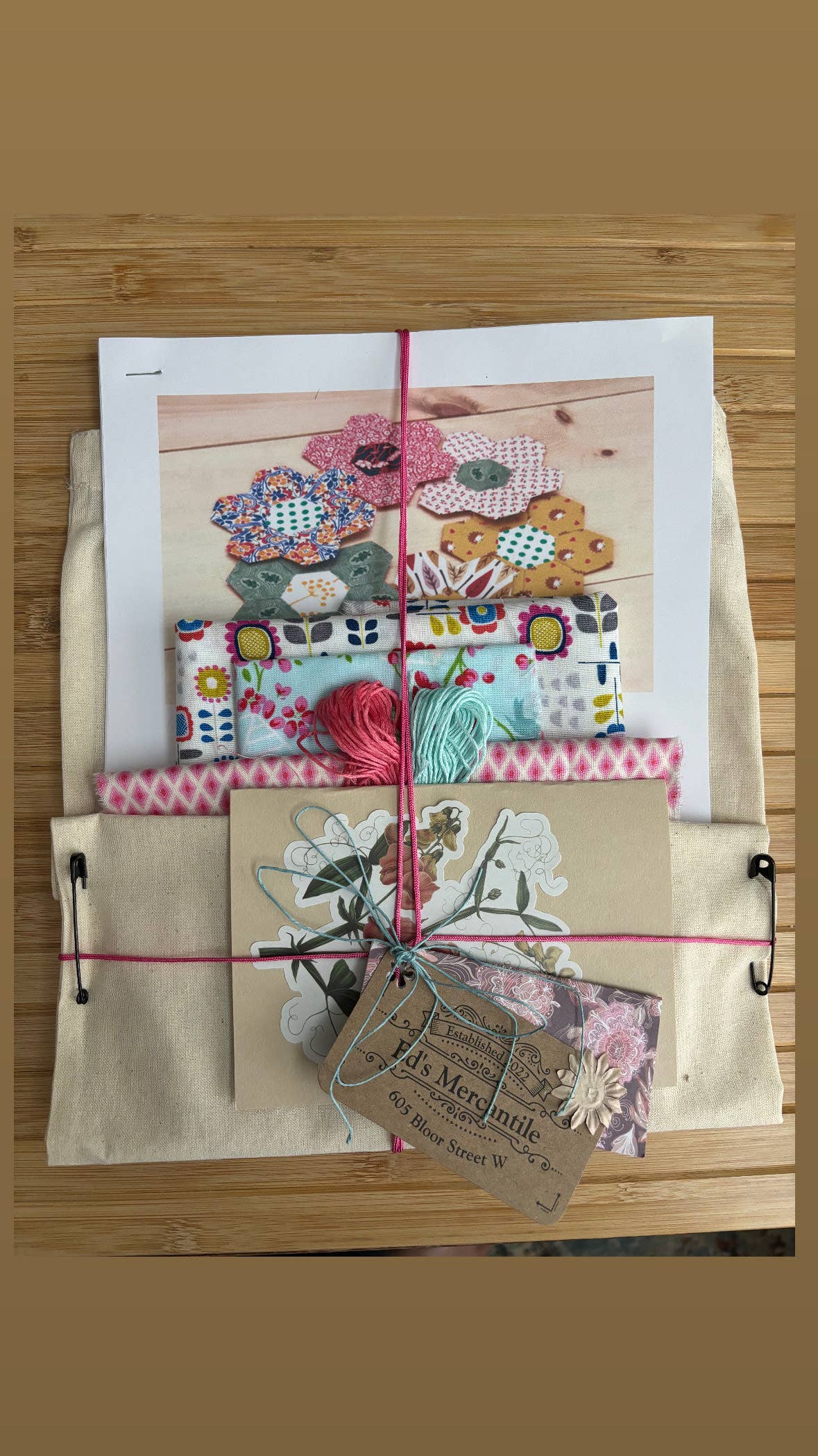 Hand Quilting Kit: English Paper Piecing Style