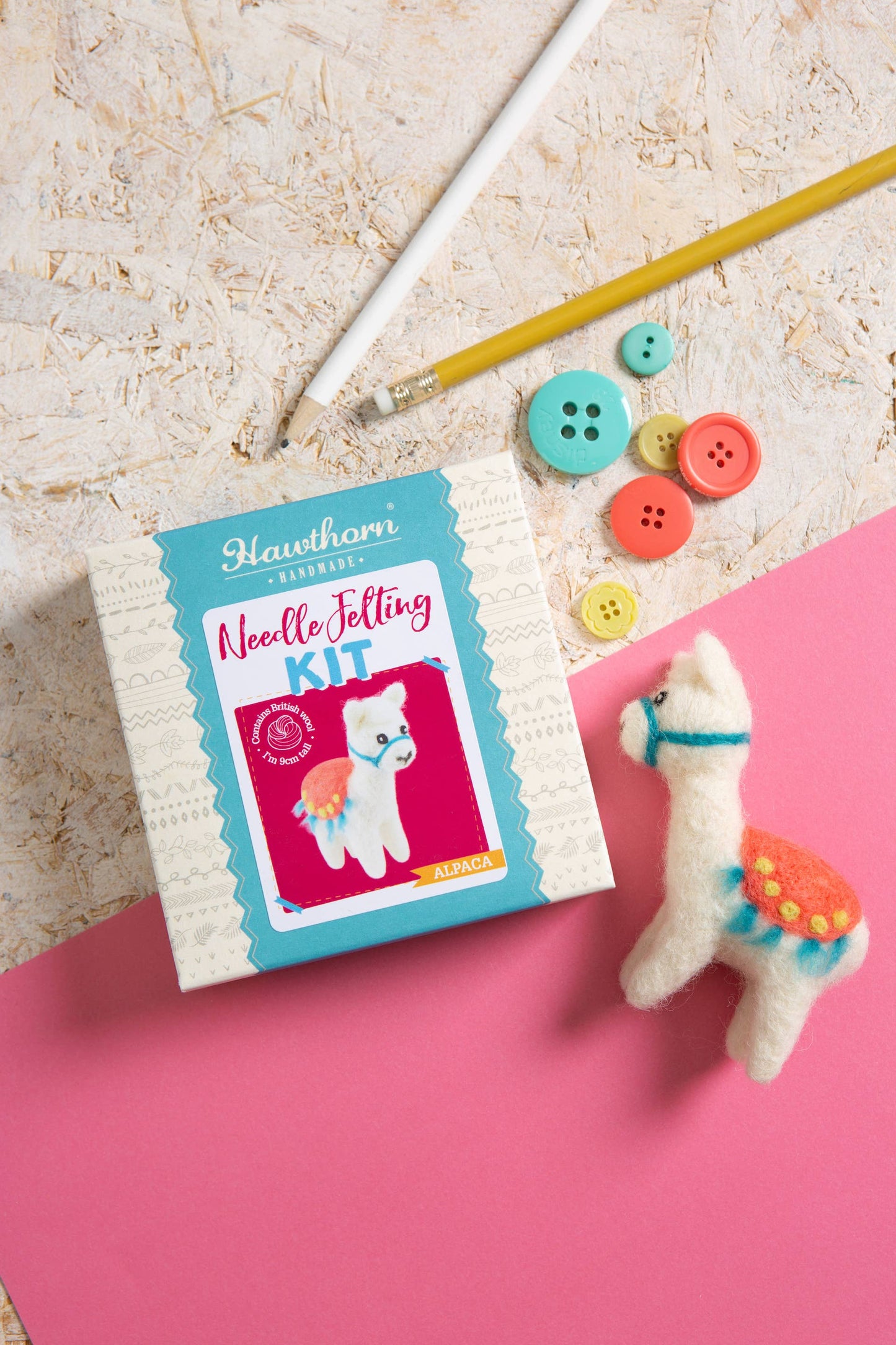 Alpaca Mini Needle Felting Kit | Complete Craft Kit