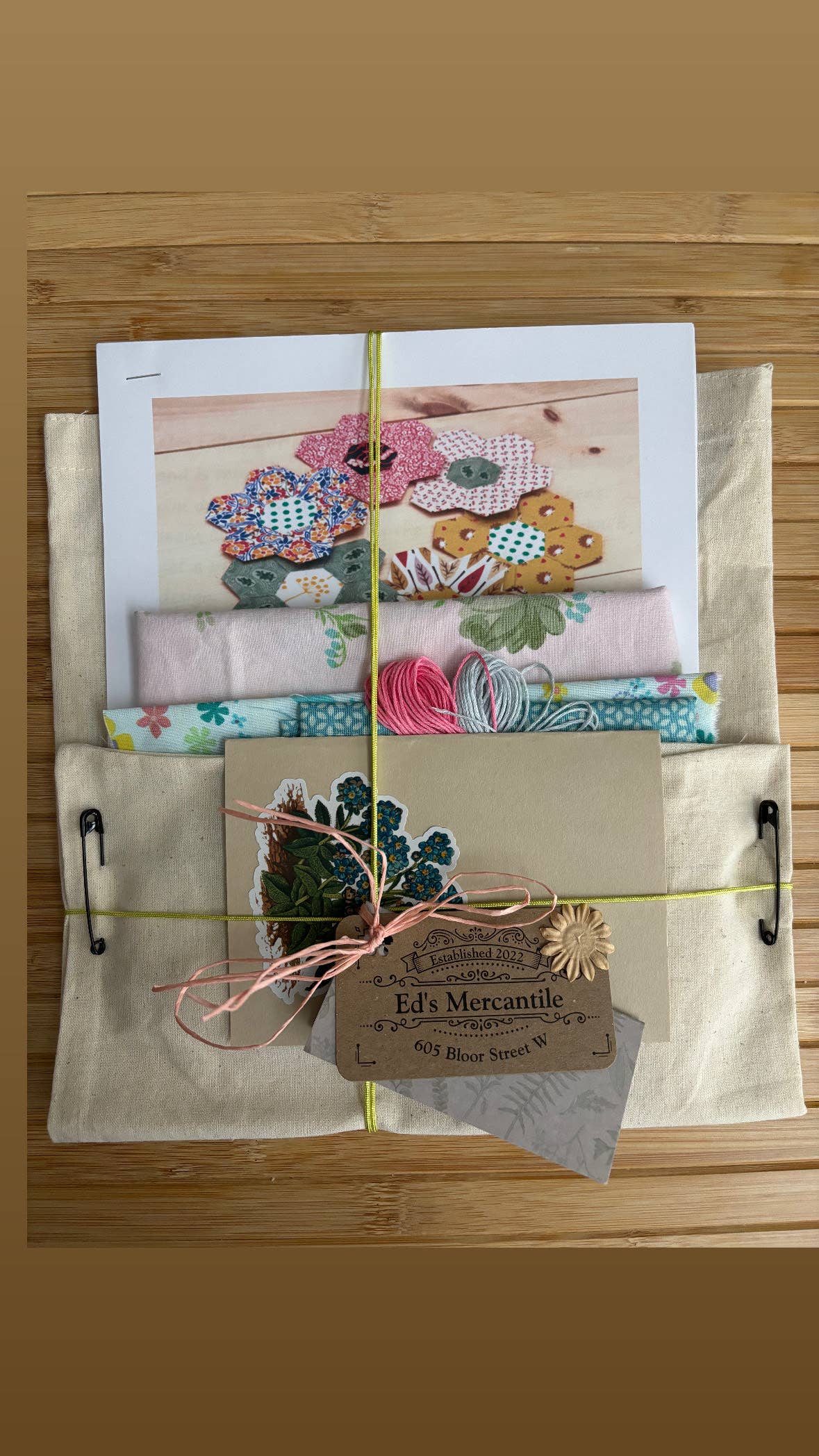 Hand Quilting Kit: English Paper Piecing Style