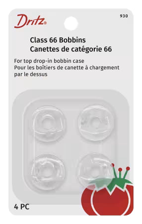 Class 66 Plastic Bobbins 4ct