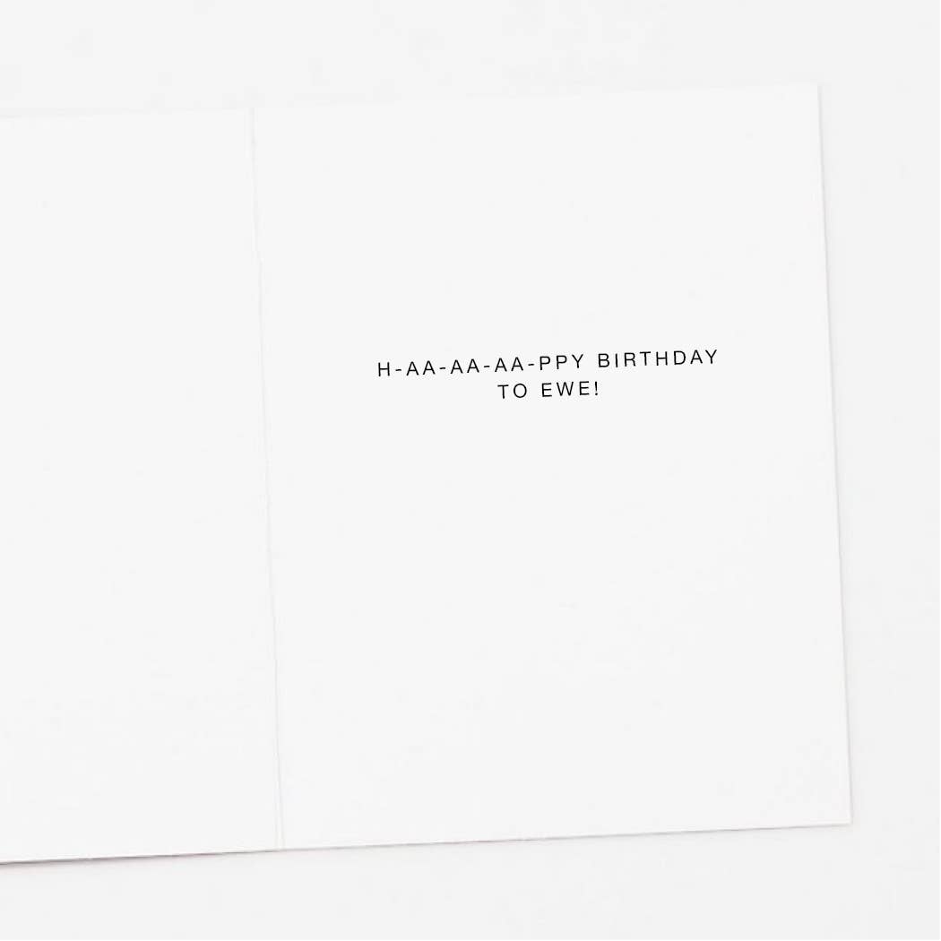Sheep Birthday Card