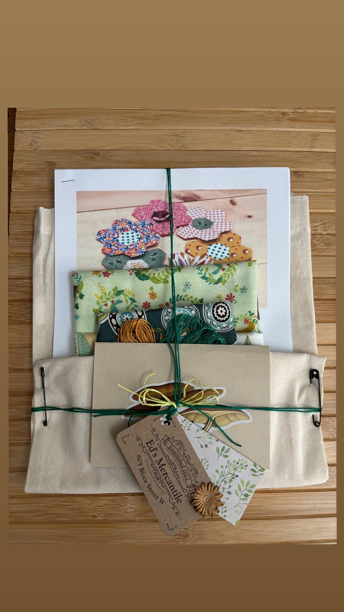 Hand Quilting Kit: English Paper Piecing Style
