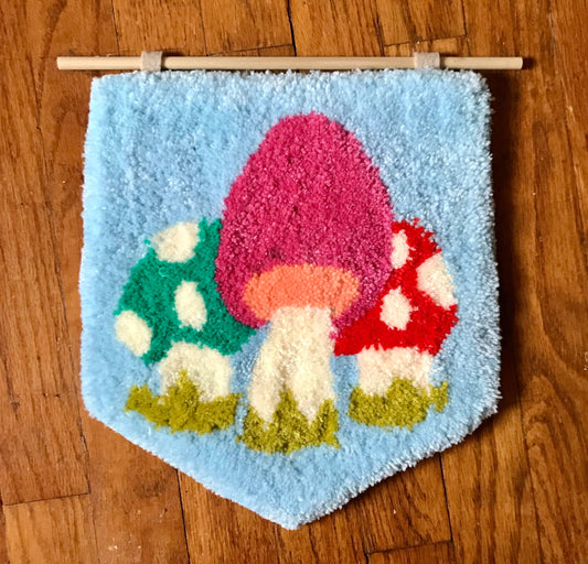 Hi Cutie Tufted Wall Flags