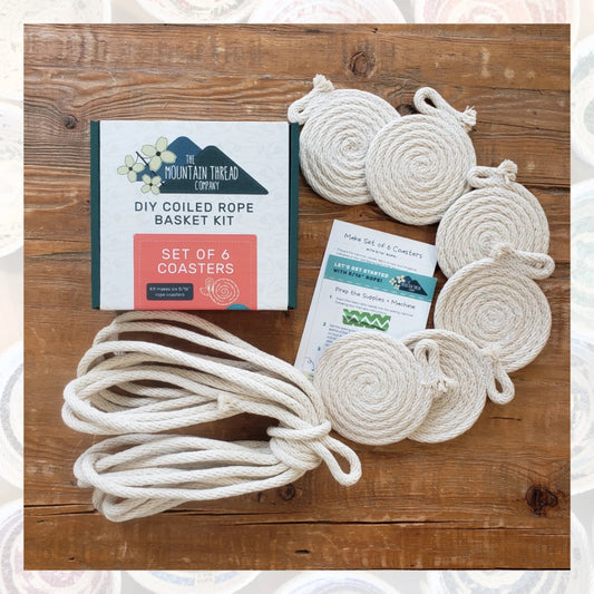 The Mountain Thread Company DIY Coiled Rope Basket Kits