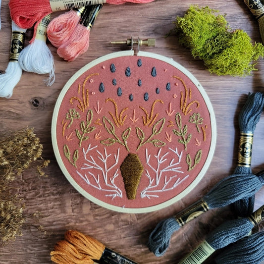 Holly Oddly Embroidery Kit - Nature Themed