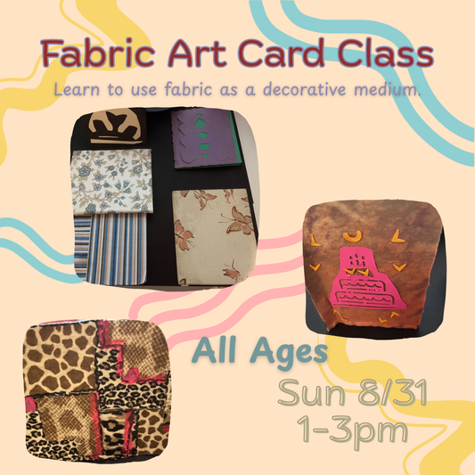 Fabric Art Card Class