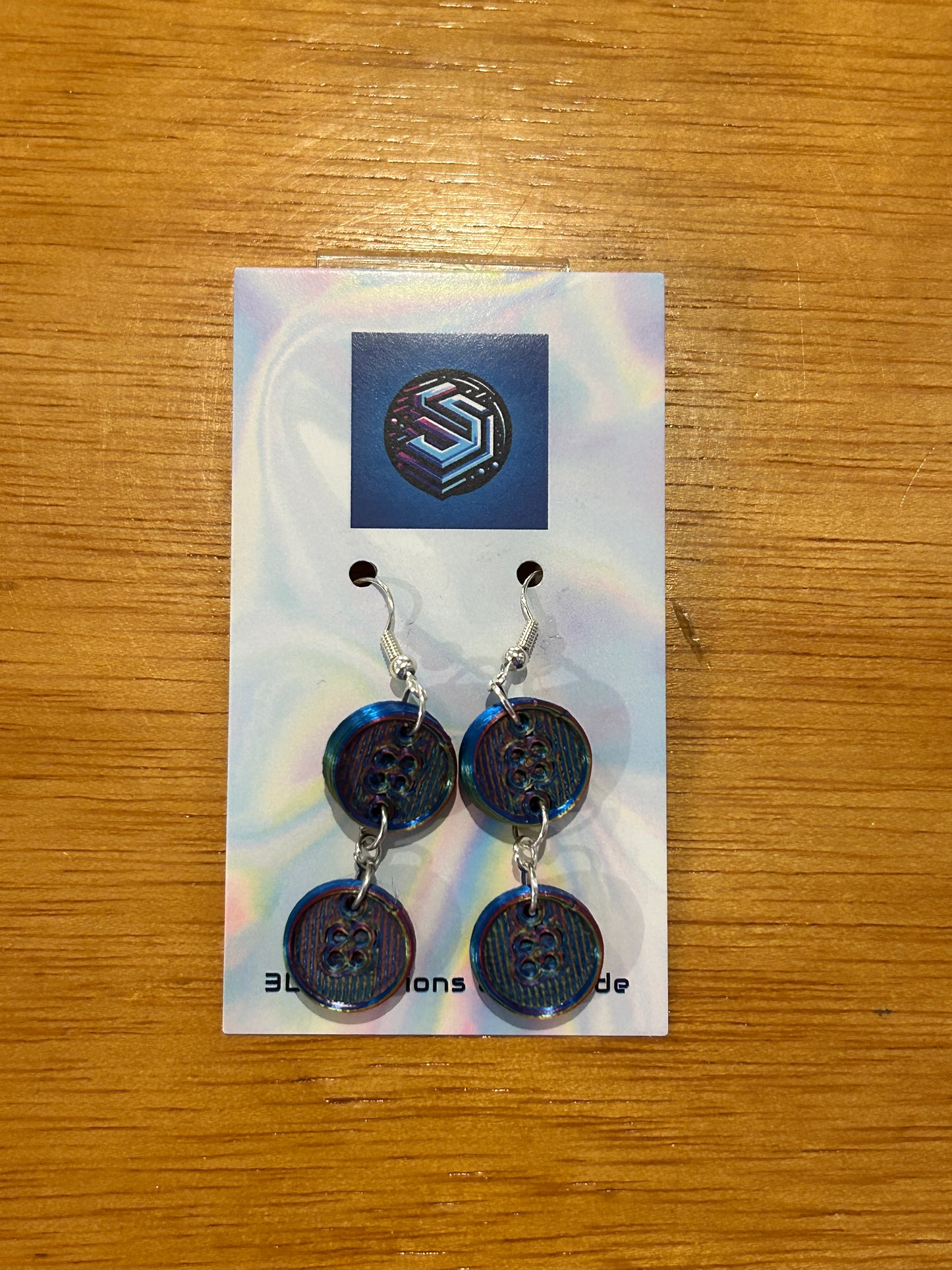 Creations By Claude 3D earrings