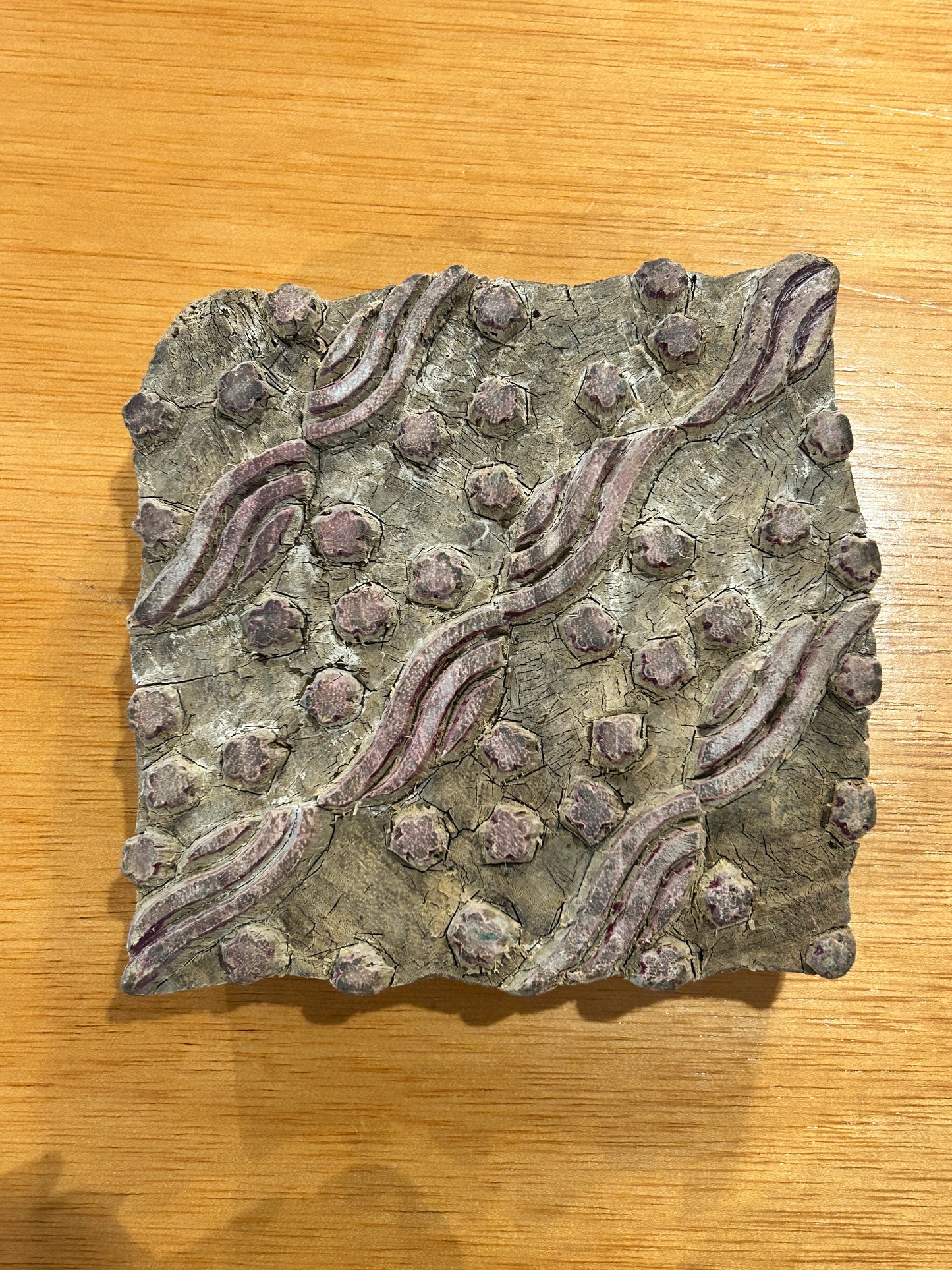 Hand Carved Wooden Printing Blocks