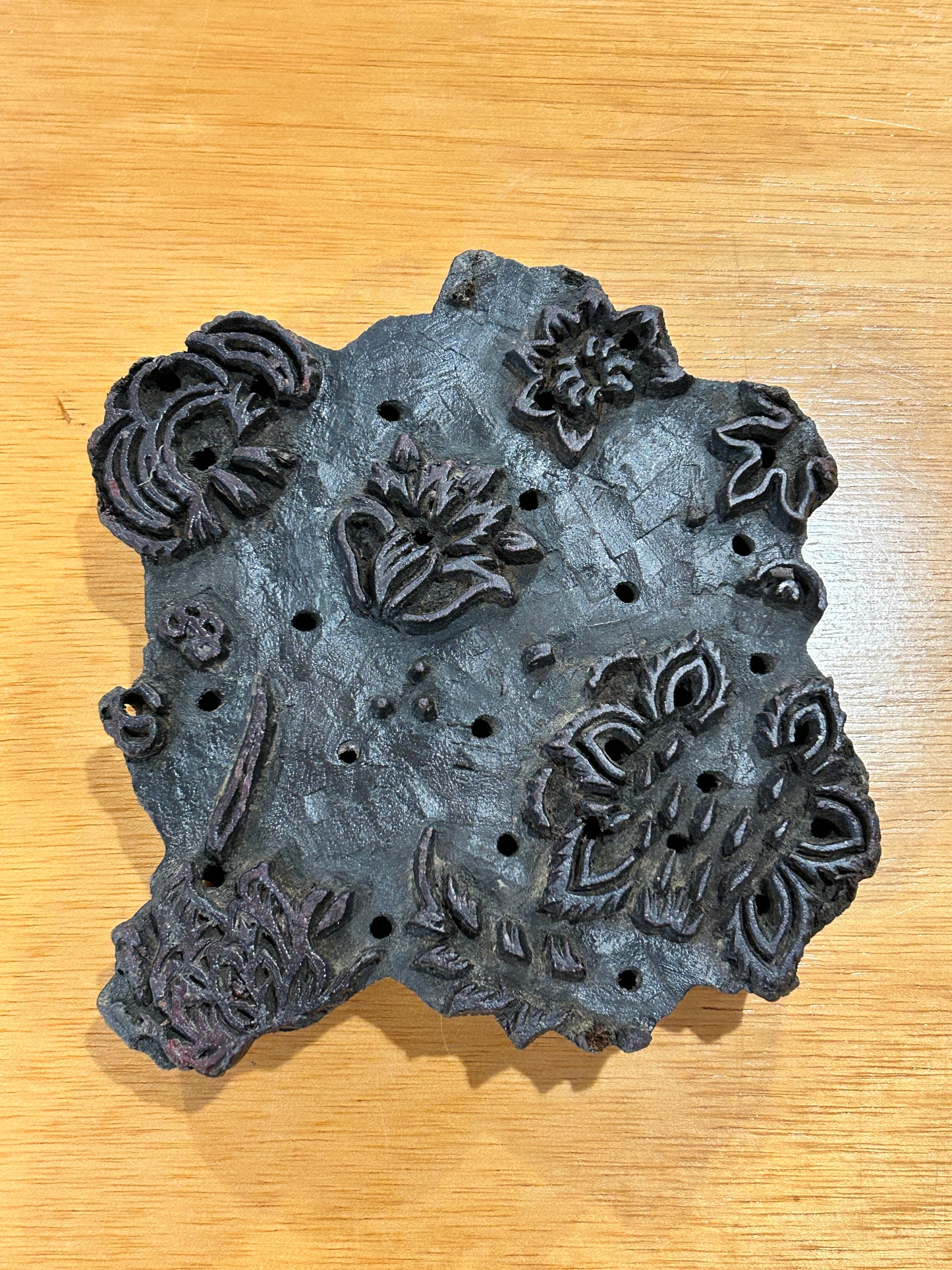 Hand Carved Wooden Printing Blocks