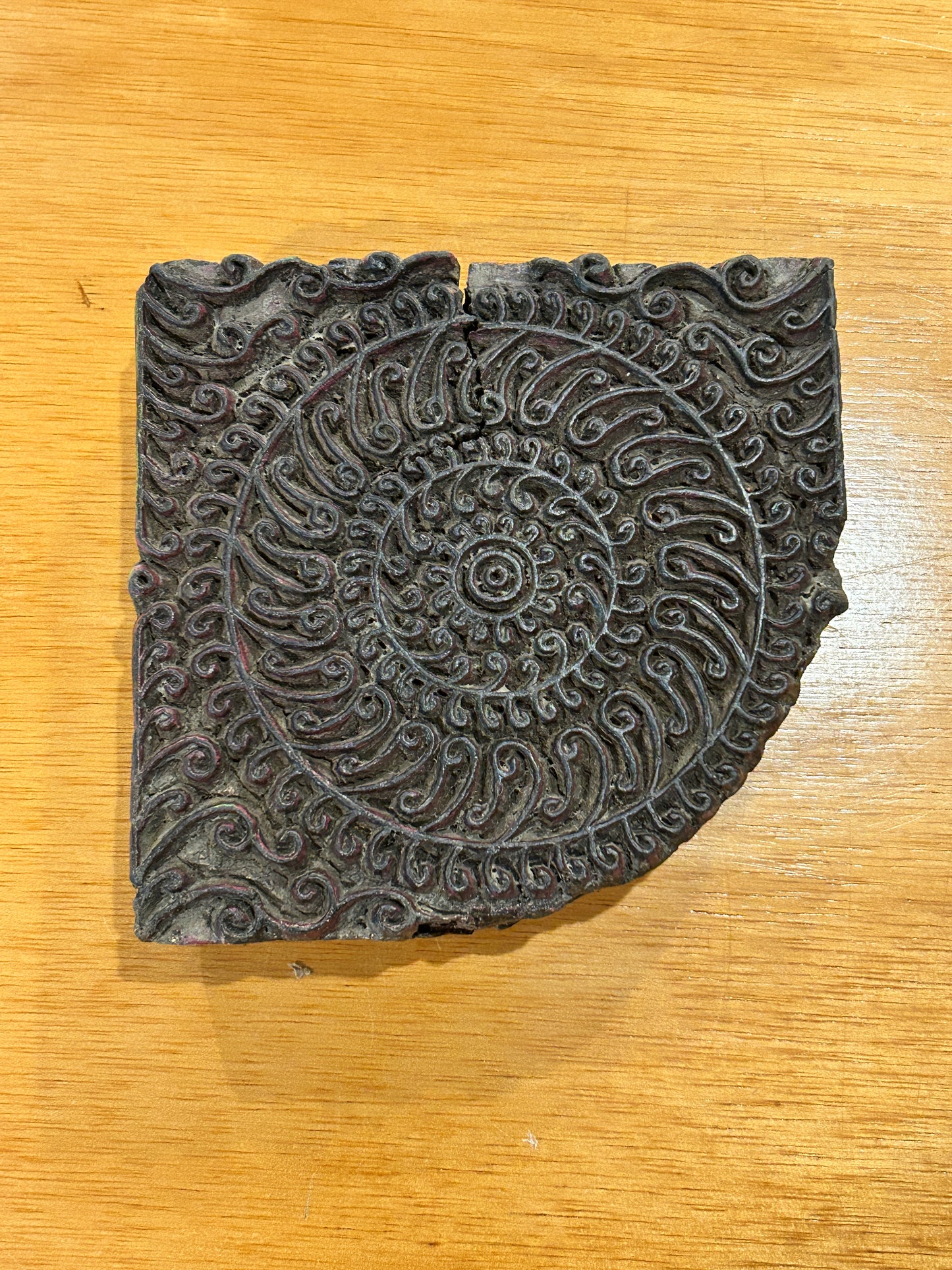 Hand Carved Wooden Printing Blocks