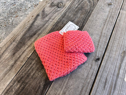 Cotton Crochet Towel & Washcloth set