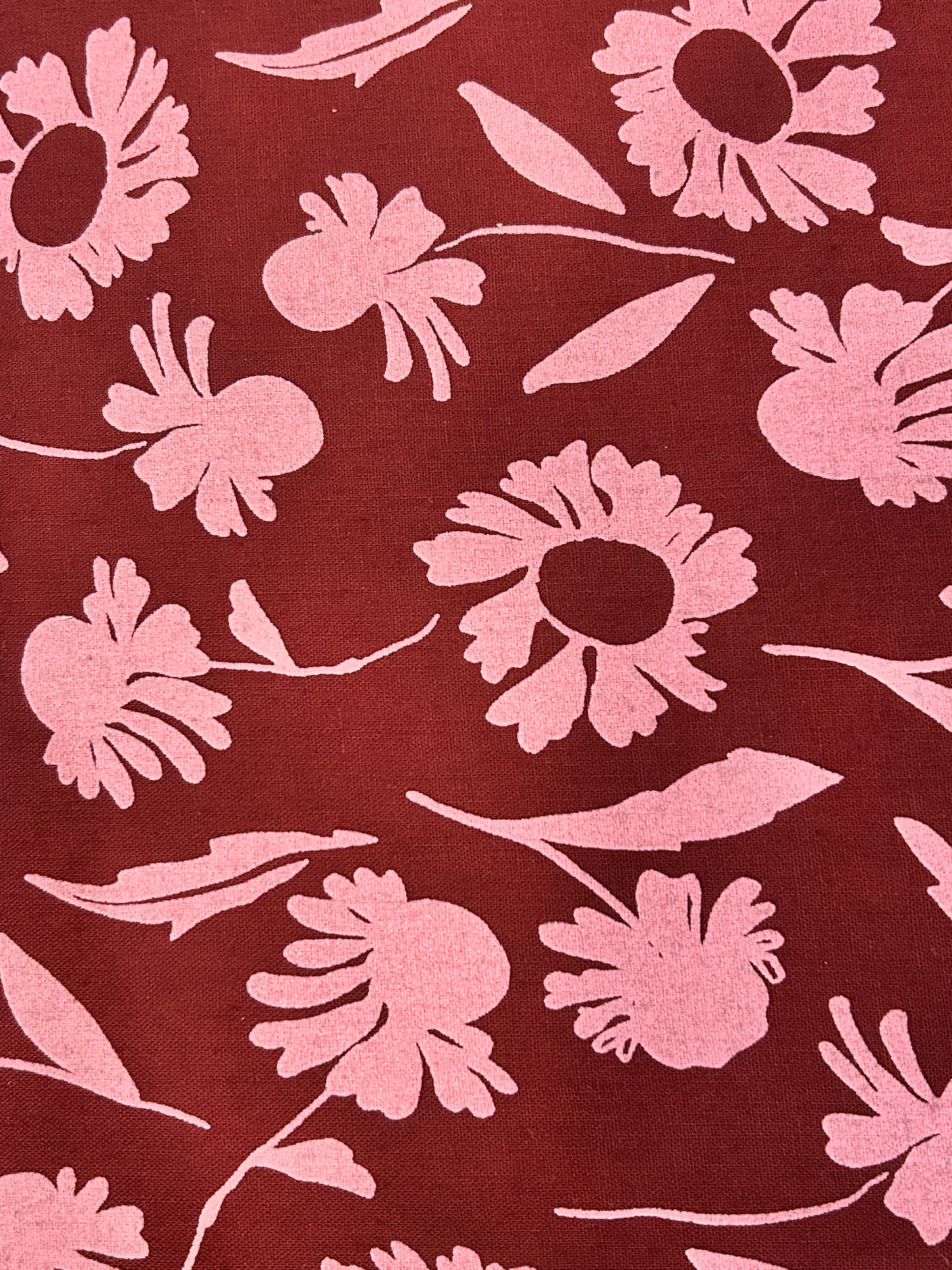 Robert Kaufman Riverbend in bordeaux