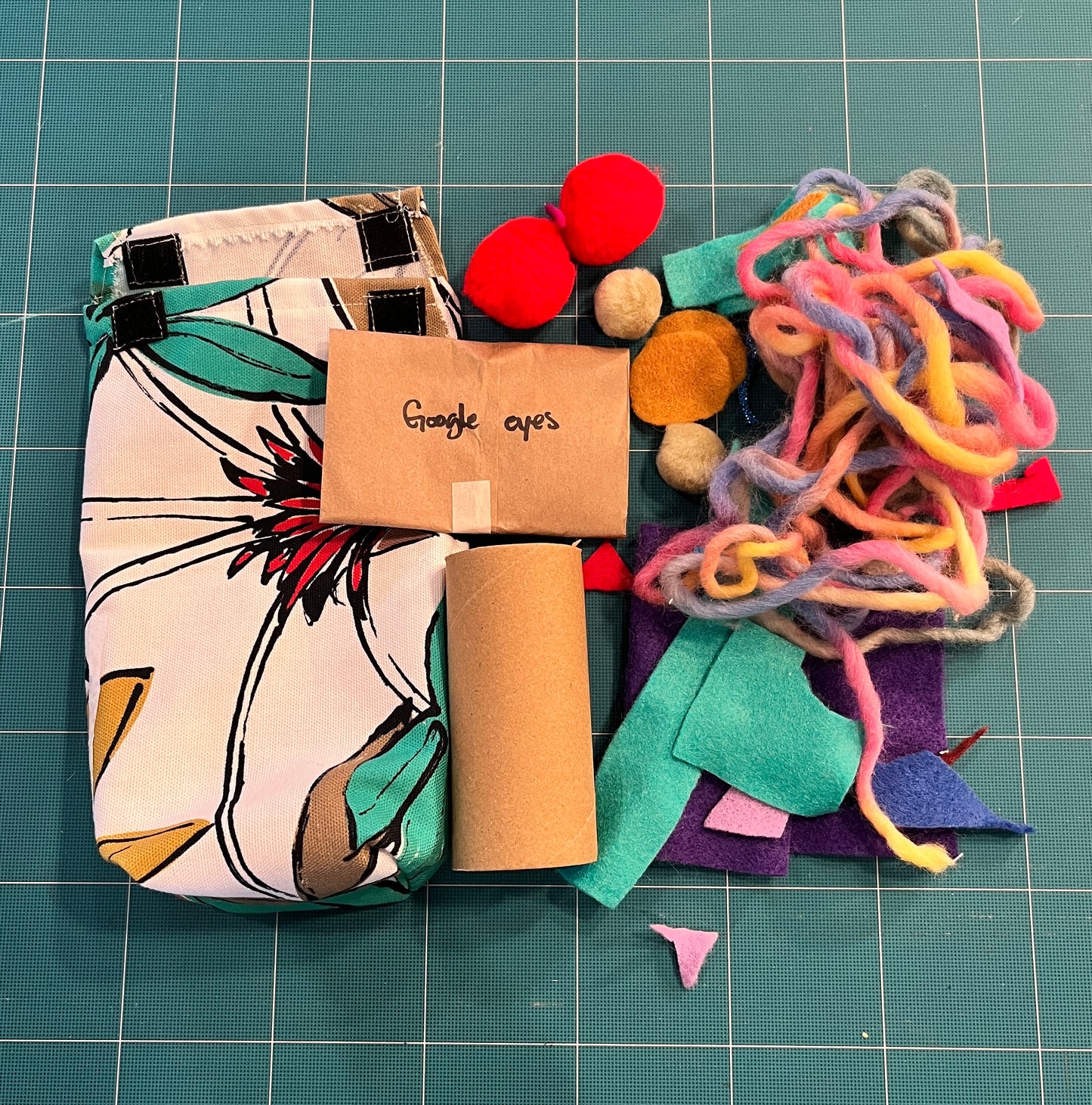 Recycled kid craft kits