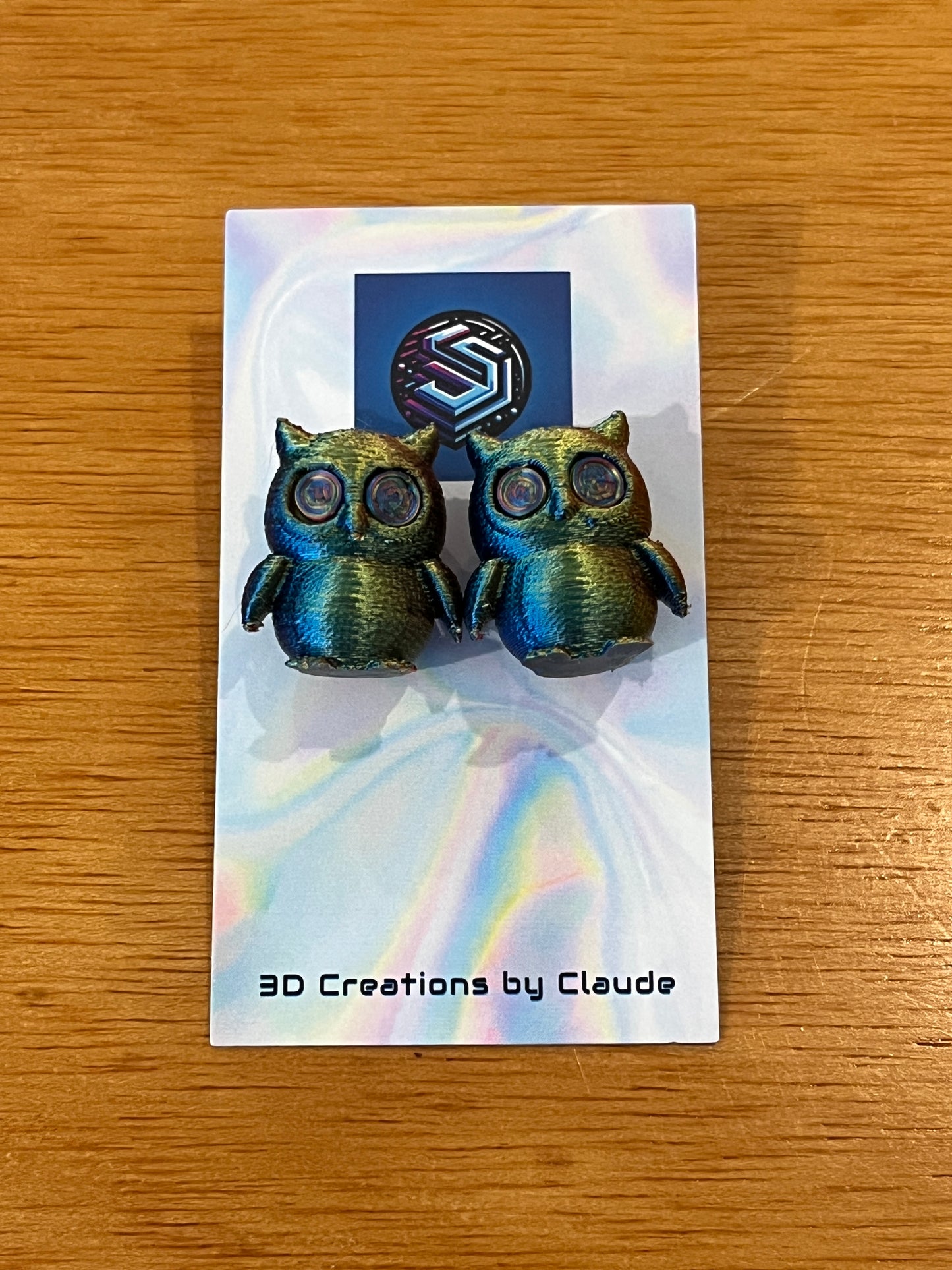 Creations By Claude 3D earrings