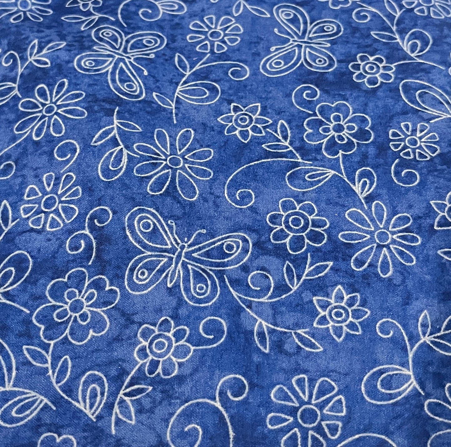 Keepsake Calico - Sundrenched Flowers Royal