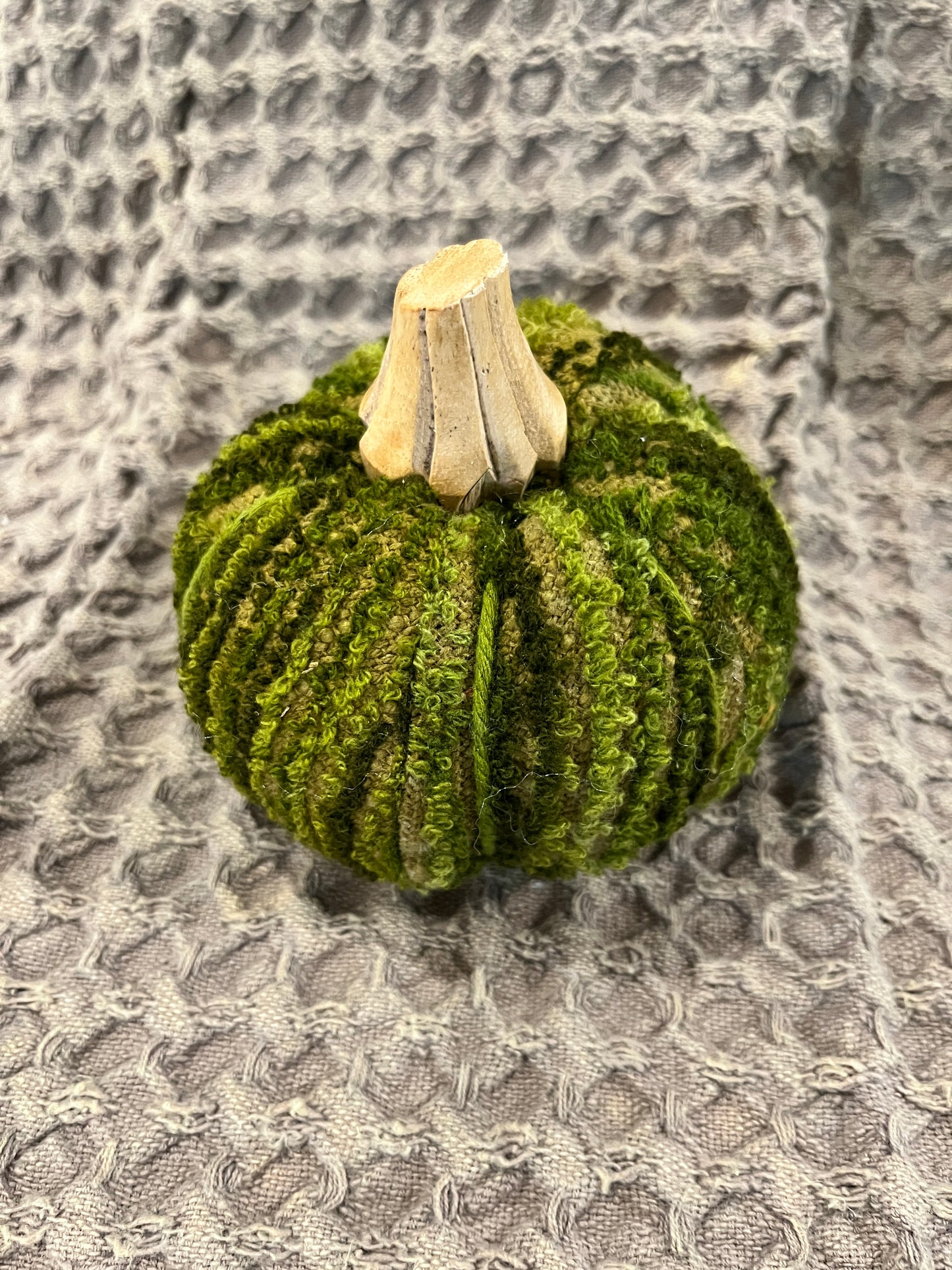 Cotton Blend Bouclé/Velvet Pumpkin