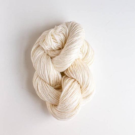 Flax & Twine Linen Macrame Feather Earrings Kit Ivory