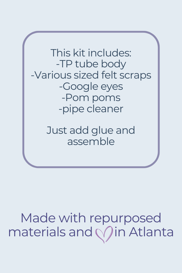 Recycled kid craft kits