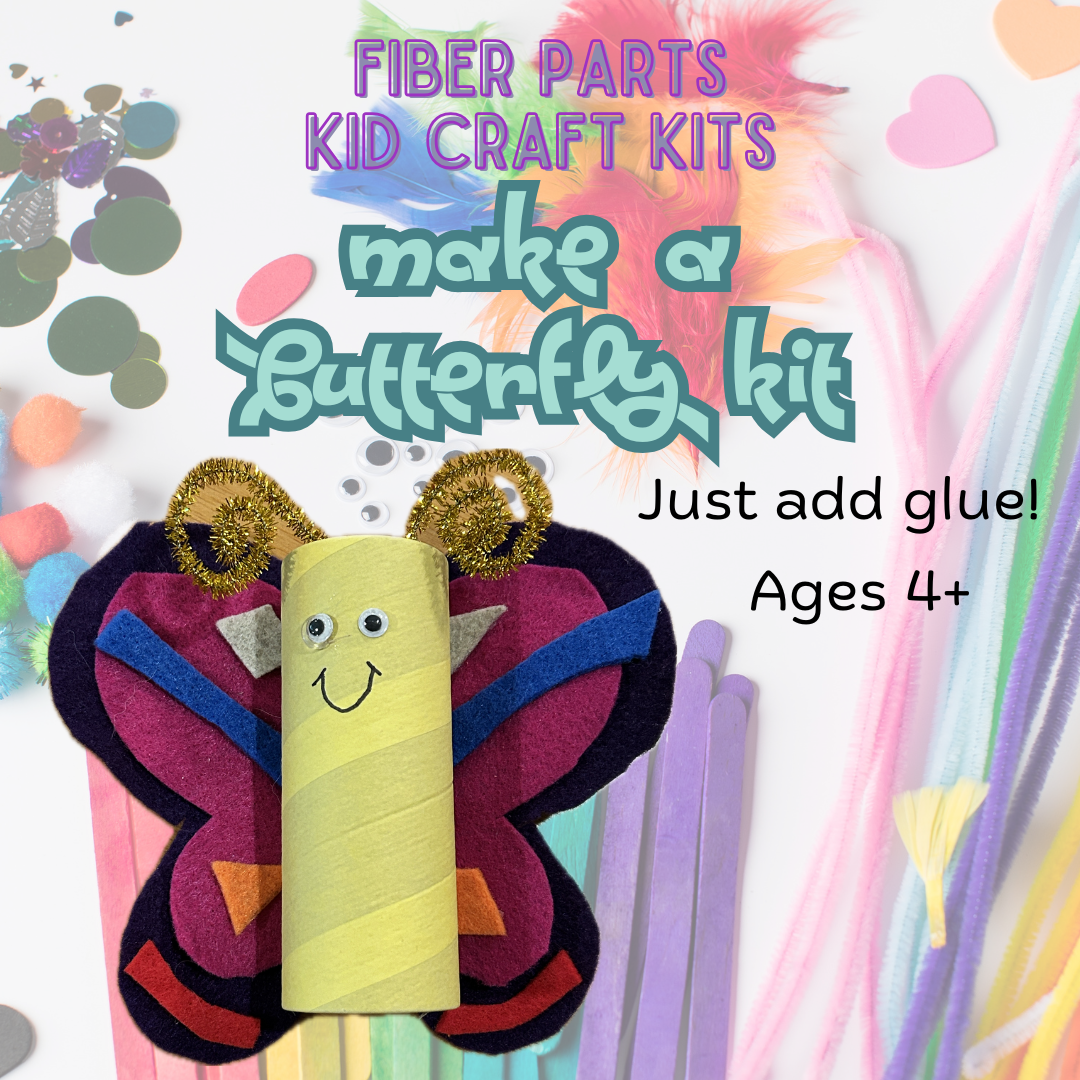 Recycled kid craft kits