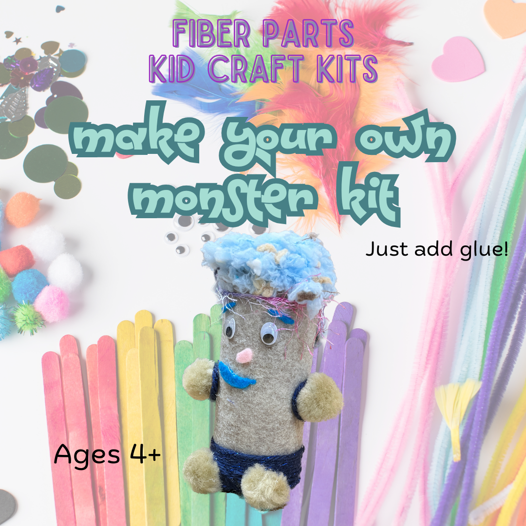 Recycled kid craft kits