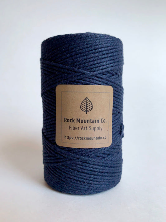 RMC 2mm Macrame Cord Navy 2 strand