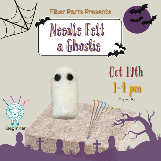 Needle Felt a Ghostie Class