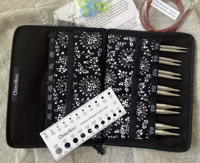 ChiaoGoo - 5" Twist Interchangeable Knitting Needle Sets - Red Lace
