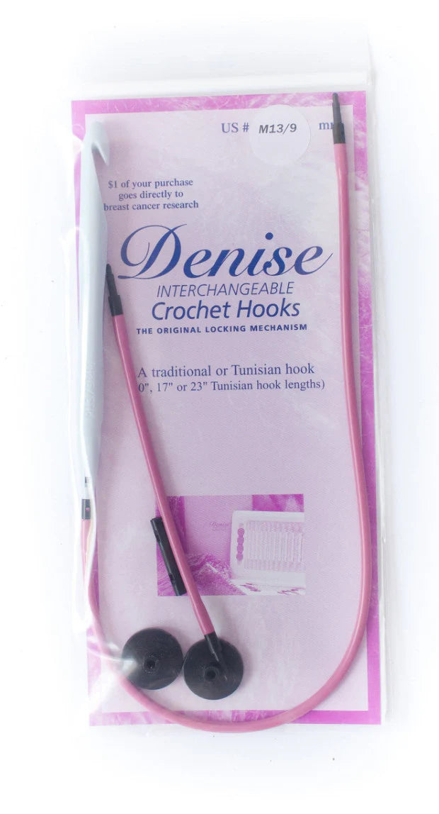 Denise Pink Tunisian Crochet Set