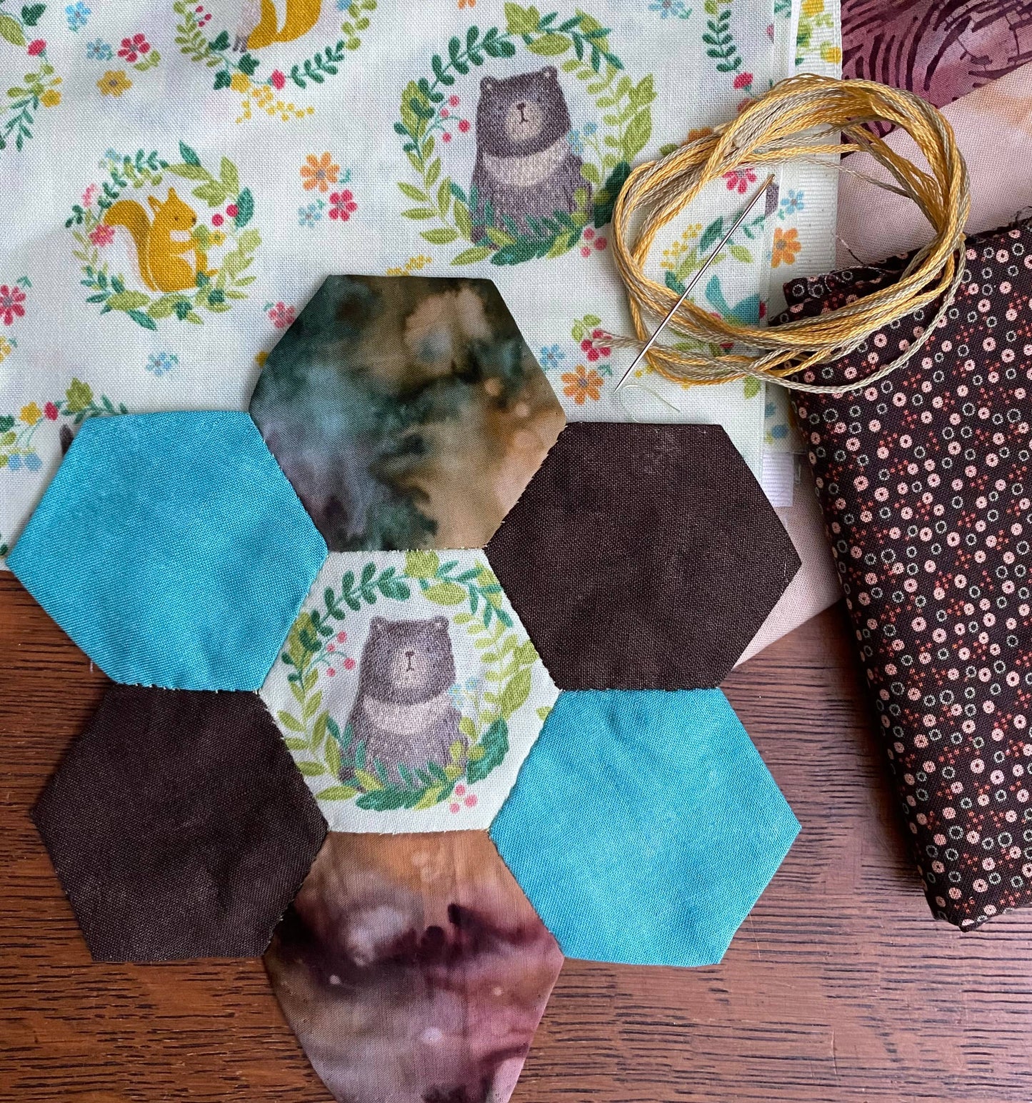 Hand Quilting Kit: English Paper Piecing Style