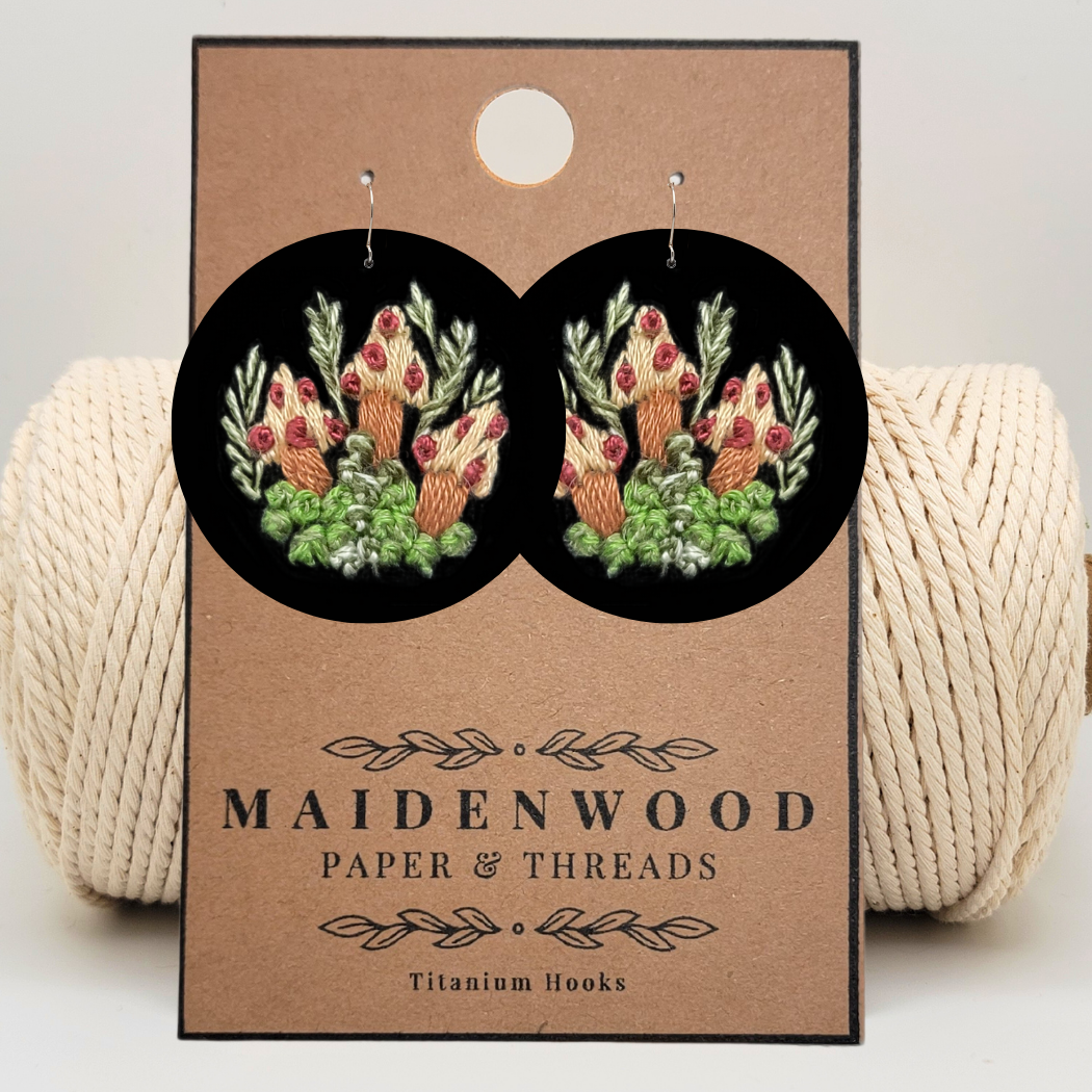 Mushroom Patch Earrings