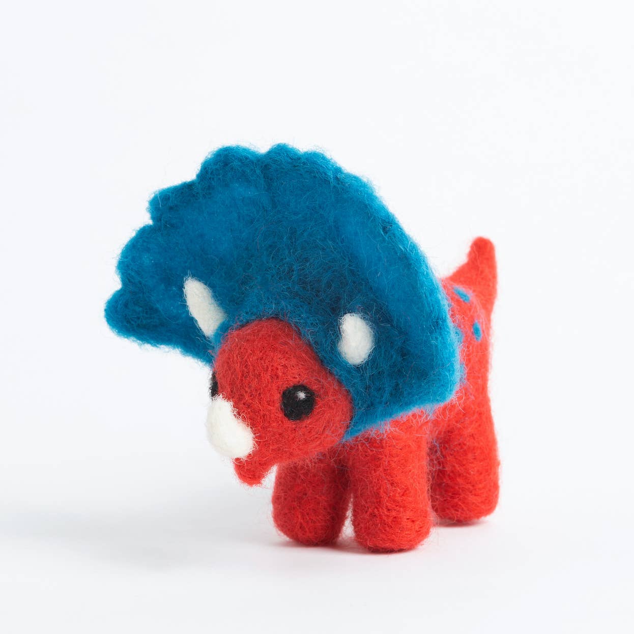 Triceratops Mini Needle Felting Kit | Beginner Craft Kit